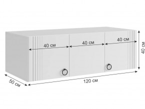 Антресоль трехдверная 117.01 Ева в Рудном - rudnyj.magazinmebel.ru | фото - изображение 2