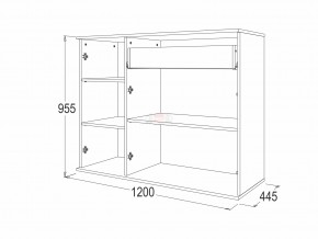 Комод 10 фант ясень анкор в Рудном - rudnyj.magazinmebel.ru | фото - изображение 2