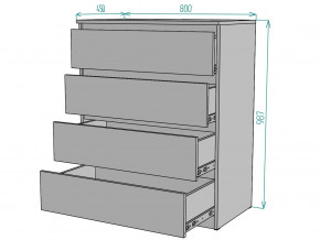 Комод Мальта K112 в Рудном - rudnyj.magazinmebel.ru | фото - изображение 3