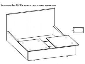 Кровать Феодосия норма 180 с механизмом подъема и дном ЛДСП в Рудном - rudnyj.magazinmebel.ru | фото - изображение 5