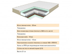 Матрас Тиссая 120х200 в Рудном - rudnyj.magazinmebel.ru | фото - изображение 2