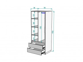 Шкаф Malta light H297 Белый в Рудном - rudnyj.magazinmebel.ru | фото - изображение 2