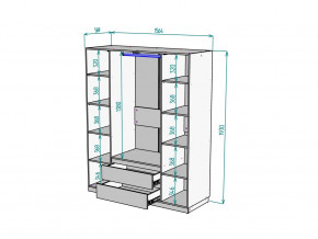 Шкаф Malta light H302 Белый в Рудном - rudnyj.magazinmebel.ru | фото - изображение 2